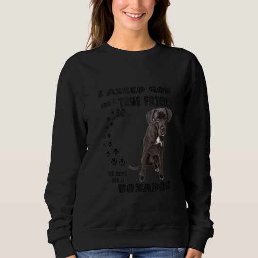 Boxador Quote mam Boxerlab Trui (Voorkant)