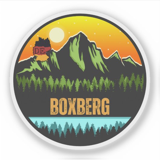 Boxberg, Duitsland Sticker (Voorkant)
