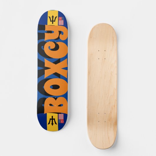 BOXCY JMT BARB 7 3/4" Skateboard Deck (Voorkant)