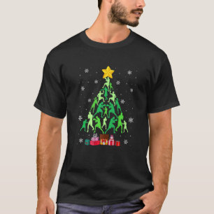 Boxe kerstboom Funny Sports Lover Xmas Paja T-shirt