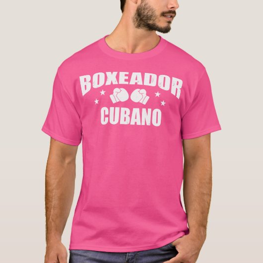 Boxeador Cubano Cuban Boxer T-shirt (Voorkant)