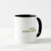 Boxed and Bothered - Grappige krokodil in een doos Mok (Voorkant rechts)