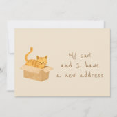 Boxed & begrensde kat verplaatsen aankondiging (Voorkant)