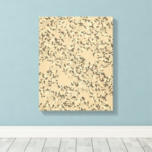 Boxed Harmony: Knutselen met dozen Canvas Afdruk (Insitu (Houten vloer))