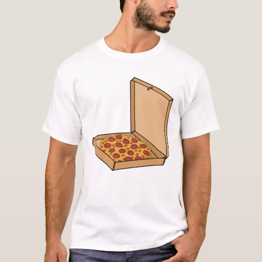 Boxed Pepperoni Pizza T-shirt (Voorkant)