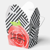 Boxed Stripes Waterverf Rozen Derby Uit Bedankdoosjes (Geopend)