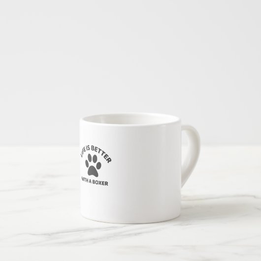 Boxeerleven Espresso Kop (Voorkant rechts)