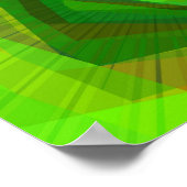 Boxen, Abstracte fijne fractale kunst Poster (Hoek)