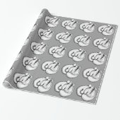  BOXEN GLOVES PATROON Wrapping Paper Cadeaupapier (Uitgerold)