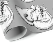  BOXEN GLOVES PATROON Wrapping Paper Cadeaupapier (Rol Hoek)