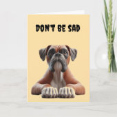 Boxer 40ste verjaardag kaart (Voorkant)