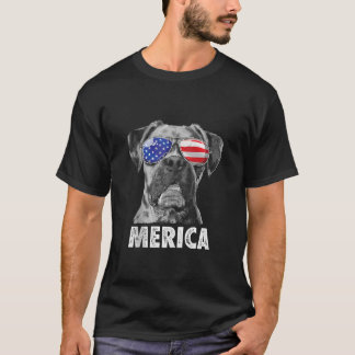 Boxer 4 juli Merica Sunbril Mannen USA Americ T-shirt