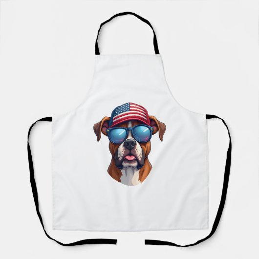 Boxer 4 juli schort (Voorkant)