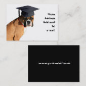 Boxer afstuderen visitekaartje (Voorkant / Achterkant)