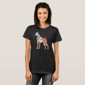 Boxer Aloha Hawaiaanse Hond T-shirt (Voorkant volledig)