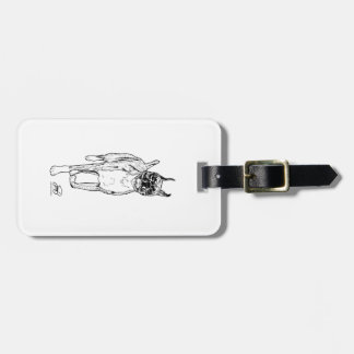 Boxer Art Bagagelabels