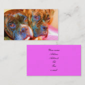 Boxer Art-Visitekaartjes Visitekaartje (Voorkant / Achterkant)