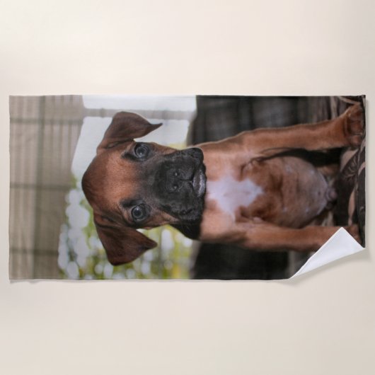 Boxer baby strandlaken (Voorkant)