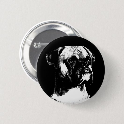 Boxer badge ronde button 5,7 cm (Voorkant /achterkant)