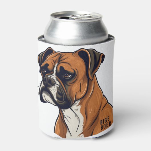 Boxer Bark Design Punchy Graphic designs Blikjeskoeler (Blikje Voorkant)
