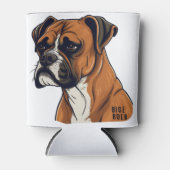 Boxer Bark Design Punchy Graphic designs Blikjeskoeler (Voorkant)