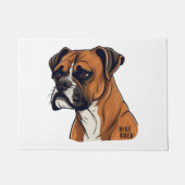 Boxer Bark Design Punchy Graphic designs Deurmat (Voorkant)