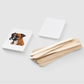 Boxer Bark Design Punchy Graphic designs Handwaaier (Niet-gemonteerd)