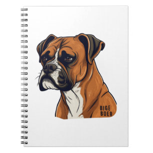 Boxer Bark Design Punchy Graphic designs Notitieboek