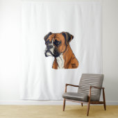 Boxer Bark Design Punchy Graphic designs Wandkleed (In situ)