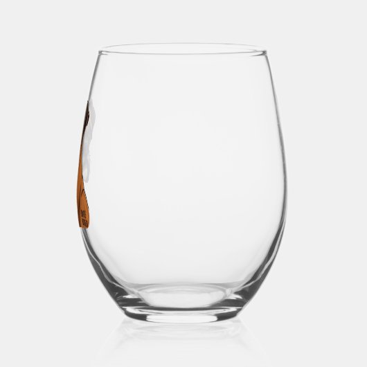 Boxer Bark Design Punchy Graphic designs Wijnglas Zonder Voet (Links)