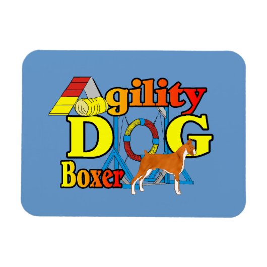 Boxer-behendigheid Magneet (Horizontaal)