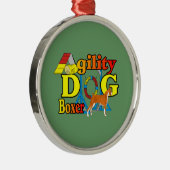 Boxer-behendigheid Metalen Ornament (Rechts)