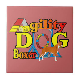Boxer-behendigheid Tegeltje