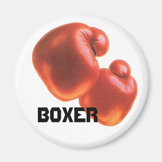 Boxer Bokshandschoenen Magneet (Voorkant)