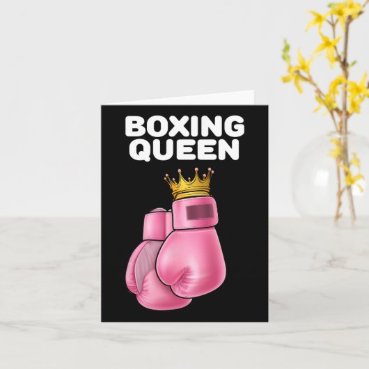 Boxer Boxer Boxer Boxing Kaart (Gele Bloem)