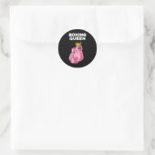 Boxer Boxer Boxer Boxing Ronde Sticker (Tas)