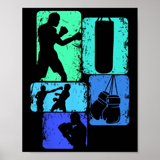 Boxer Boxer Boxing Kinder Boys Poster (Voorkant)