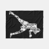 Boxer Boxer Mannen Kinder jongens Fleece Deken (Voorkant (Horizontaal))