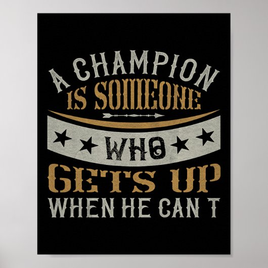 Boxer Boxing Boxing Poster (Voorkant)