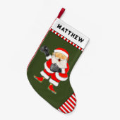 Boxer Boxing Kleine Kerstsok (Voorkant (Hangend))