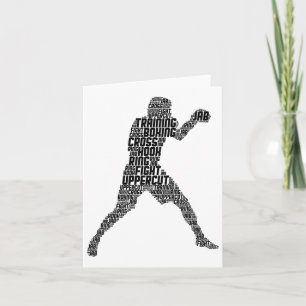 Boxer Boxing Mannen Kinder Boys Youth Kaart
