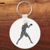 Boxer Boxing Mannen Kinder Boys Youth Sleutelhanger (Voorkant)