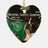 Boxer Brand - Organic Coffee Company Keramisch Ornament (Rechts)
