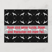 Boxer briefkaart (Voorkant)