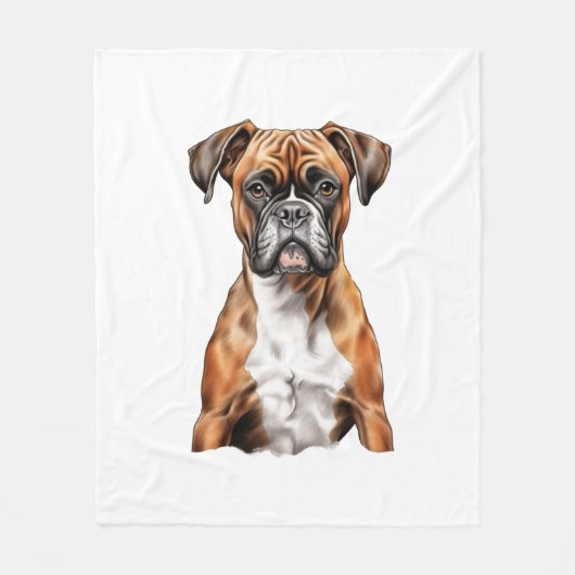 Boxer Buddies Schattige Hondenontwerpen voor Loyal Fleece Deken (Voorkant)