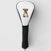 Boxer Buddies Schattige Hondenontwerpen voor Loyal Golfheadcover (Voorkant)
