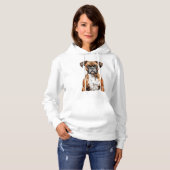 Boxer Buddies Schattige Hondenontwerpen voor Loyal Hoodie (Voorkant volledig)