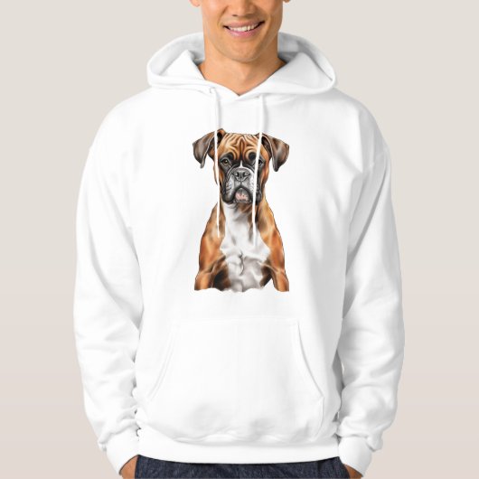 Boxer Buddies Schattige Hondenontwerpen voor Loyal Hoodie (Voorkant)