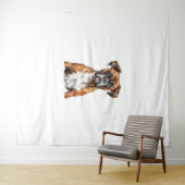 Boxer Buddies Schattige Hondenontwerpen voor Loyal Wandkleed (In Situ (horizontaal))