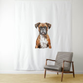 Boxer Buddies Schattige Hondenontwerpen voor Loyal Wandkleed (In situ)